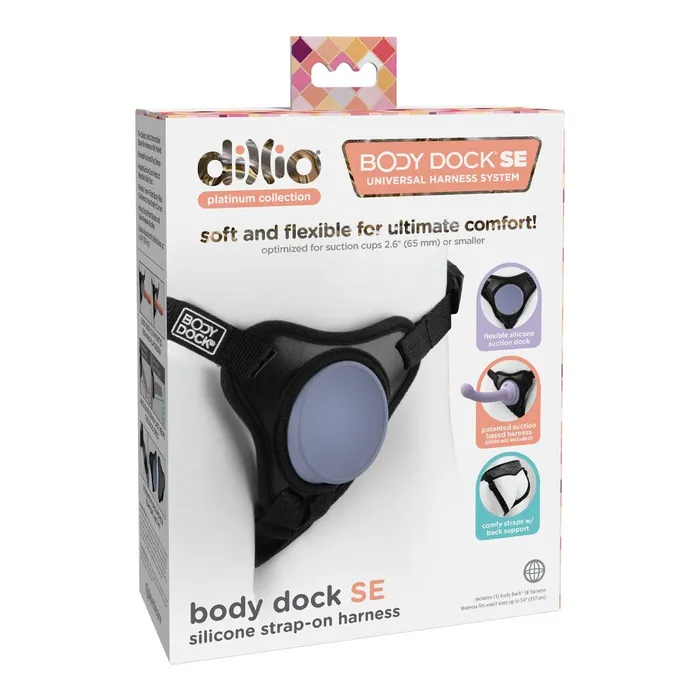 Dillio Platinum Body Dock StrapOn Harness Pipedream Products Female Sex Toys