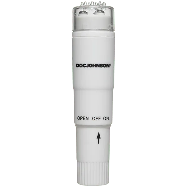 Doc Johnson White Nights Pocket Rocket Vibrator Doc Johnson Female Sex Toys