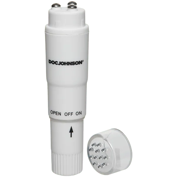 Doc Johnson White Nights Pocket Rocket Vibrator Doc Johnson Female Sex Toys