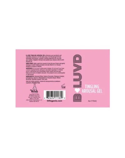 Enhancers Little Genie BLuvd Arousal Gel