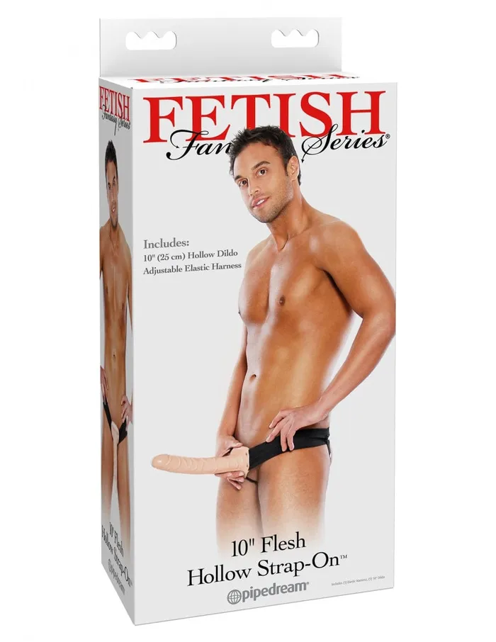 Female Sex Toys Pipedream Products Fetish Fantasy 10 Hollow StrapOn Pipedream Products