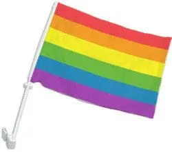 Flags Importer 12 x 16 Rainbow Pride Car Flag Flags Importer Female Sex Toys Flags Importer 12 x 16 Rainbow Pride Car Flag Flags Importer Female Sex Toys