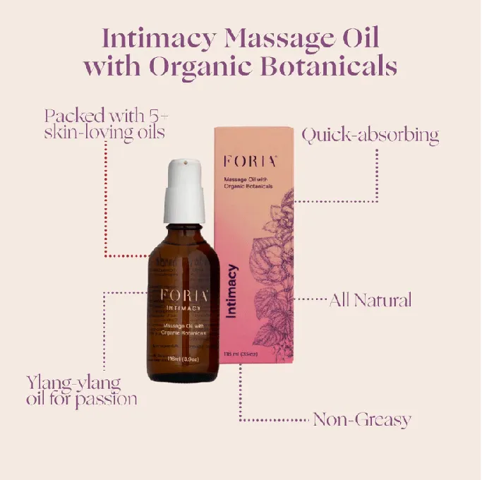 Foria Couples Foria Intimacy Massage Oil with Organic Botanicals