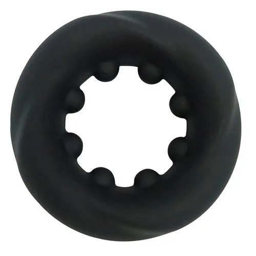 Male Sex Toys CALVISTA Nero by Playful Liquid Silicone Nubbed CRing