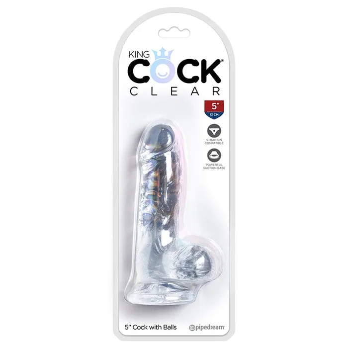 Pipedream Products King Cock Clear 5 Cock With Balls Pipedream Products Dildos Pipedream Products King Cock Clear 5 Cock With Balls Pipedream Products Dildos