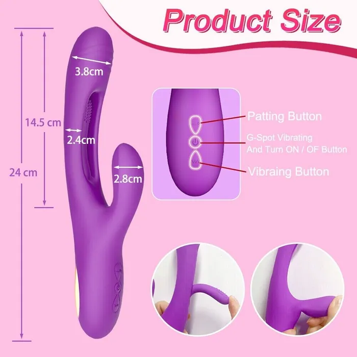Rabbit Vibrator G Spot Dildo Clitoris Clit Nipple Anal Stimulation Sex Toy Women BlissStar Toys Female Sex Toys Rabbit Vibrator G Spot Dildo Clitoris Clit Nipple Anal Stimulation Sex Toy Women BlissStar Toys Female Sex Toys