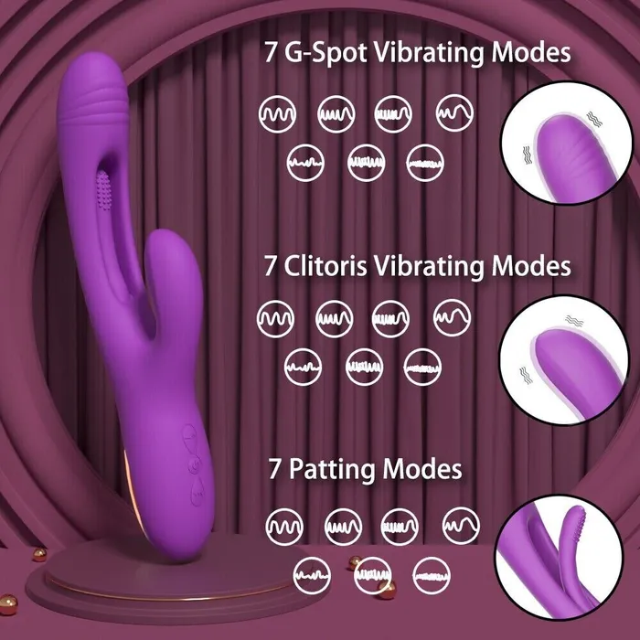 Rabbit Vibrator G Spot Dildo Clitoris Clit Nipple Anal Stimulation Sex Toy Women BlissStar Toys Female Sex Toys Rabbit Vibrator G Spot Dildo Clitoris Clit Nipple Anal Stimulation Sex Toy Women BlissStar Toys Female Sex Toys