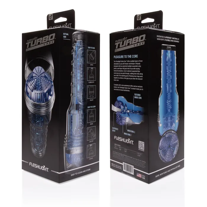 Vibrators FLESHLIGHT Fleshlight Turbo Core Blue Ice