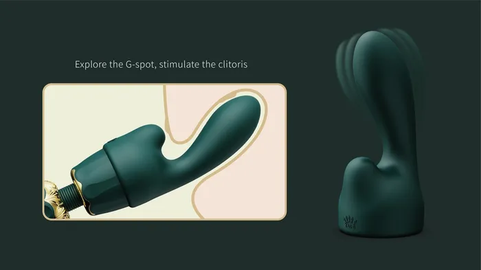ZALO Female Sex Toys ZALO KYRO Wand Massager With Attachments