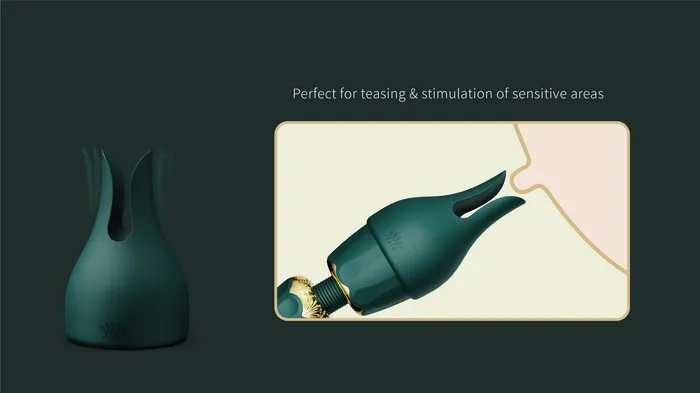 ZALO Female Sex Toys ZALO KYRO Wand Massager With Attachments