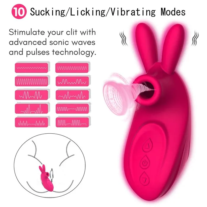Female Sex Toys Clitoral Sucking Vibrator With 10 Intensities Modes For Women Lusty Age