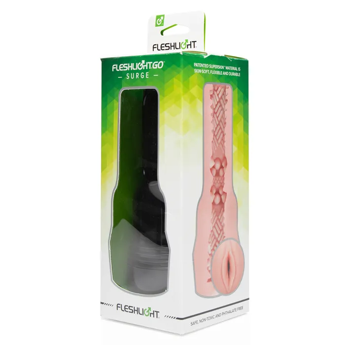 Fleshlight Male Sex Toys Fleshlight Go TravelSize Vaginal Masturbator With Surge Texture