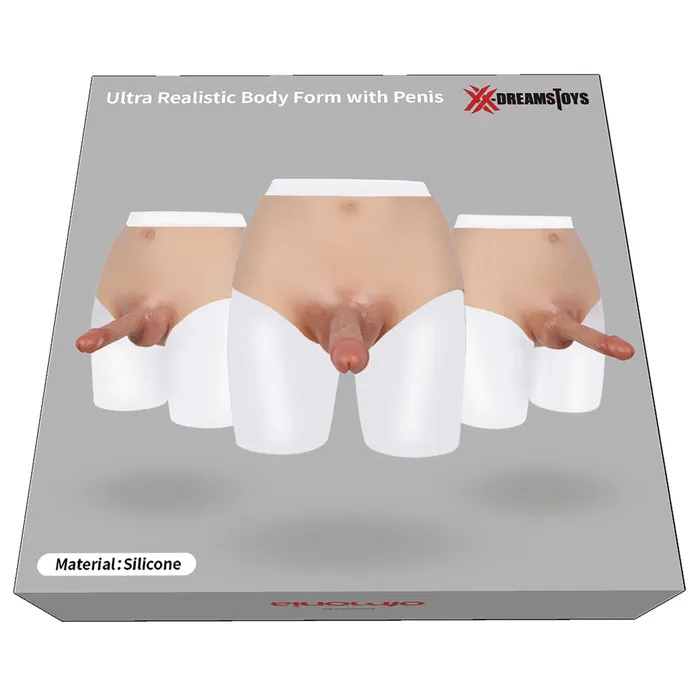 Male Sex Toys ST Rubber UltraRealistic Silicone Penis Packer Underwear Small