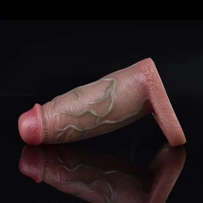 Male Sex Toys Xinghaoya Soft Silicone Dick Sleeve for Men
