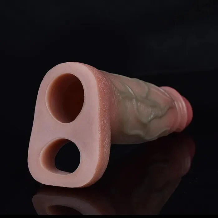 Male Sex Toys Xinghaoya Soft Silicone Dick Sleeve for Men
