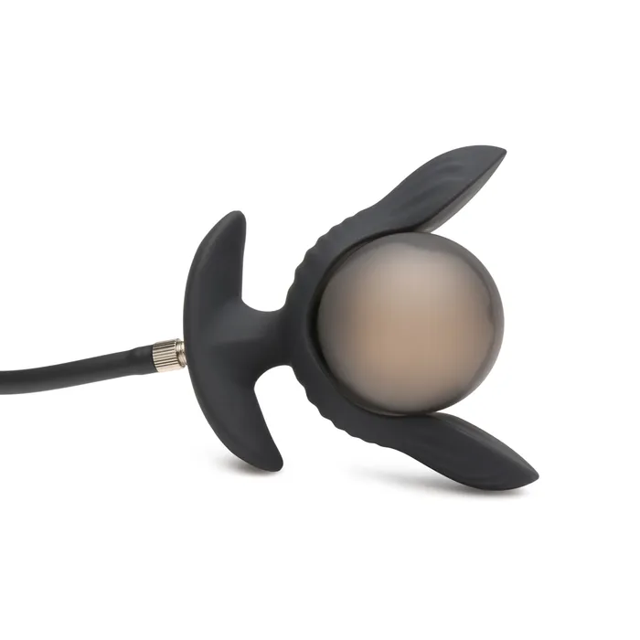 Master Series Anal Dark Pearl Inflatable Vibrating Butt Plug