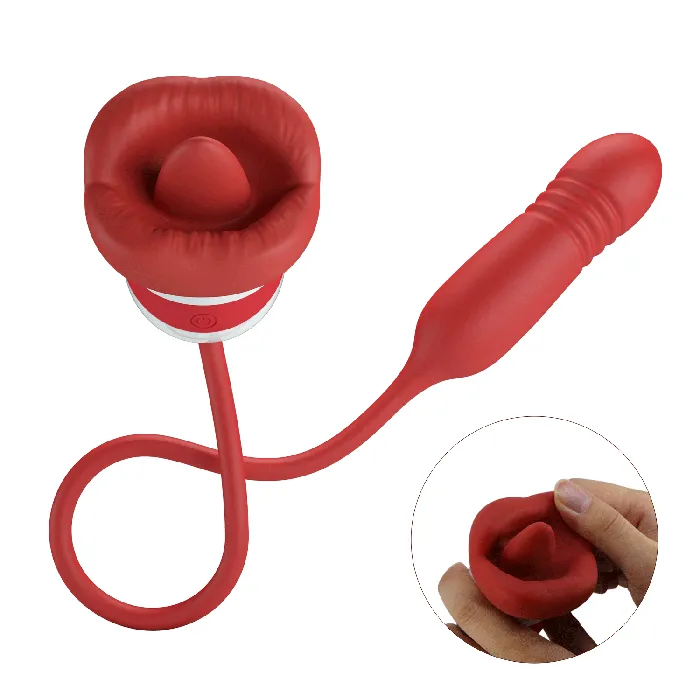 Pretty Love Ashlynn Clitoral Licking Thrusting Dual Stimulator Pretty Love Vibrators