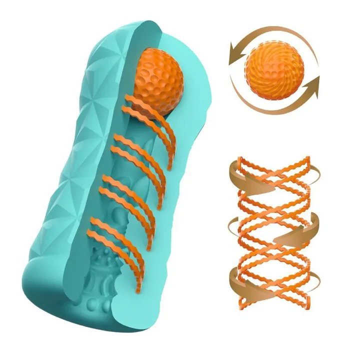 Pretty Love Caspar Rolling Tip Masturbator With Drying Case Pretty Love Male Sex Toys