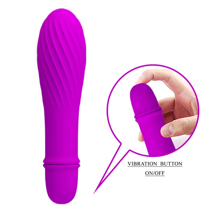Pretty Love Female Sex Toys Pretty Love Super Power Ribbed Bullet Vibrator