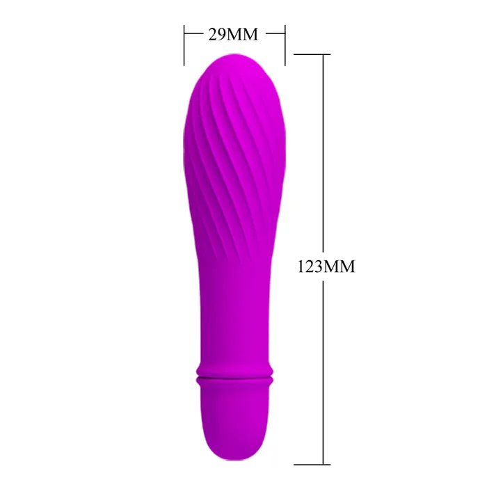 Pretty Love Female Sex Toys Pretty Love Super Power Ribbed Bullet Vibrator