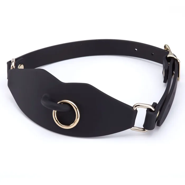 Rimao Industrial Roomfun Silicone Locking Bit Gag With Chain Leash Female Sex Toys