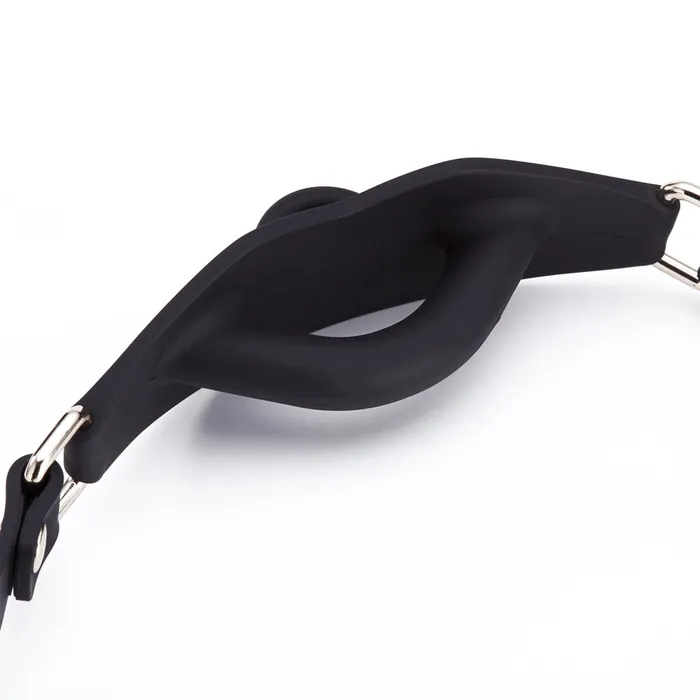 Rimao Industrial Roomfun Silicone Locking Bit Gag With Chain Leash Female Sex Toys