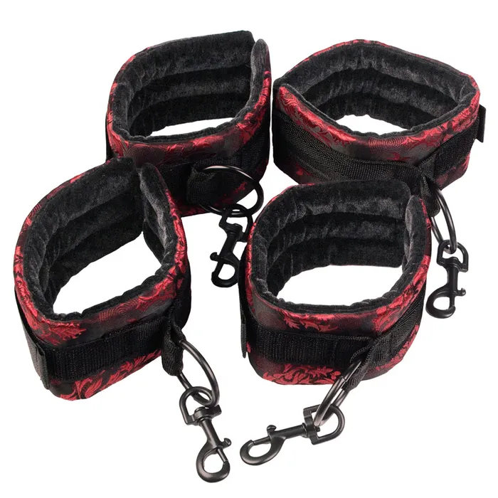 Scandal Bed Restraints Wrist Ankle Cuff Bondage System California Exotics Couples
