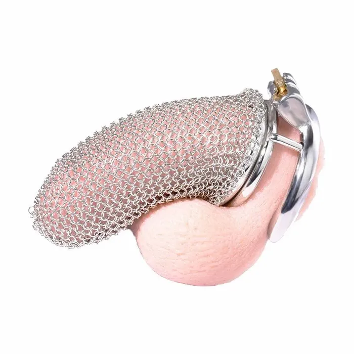 Stainless Steel Gauze Male Chastity Cage Large Xinghaoya Male Sex Toys
