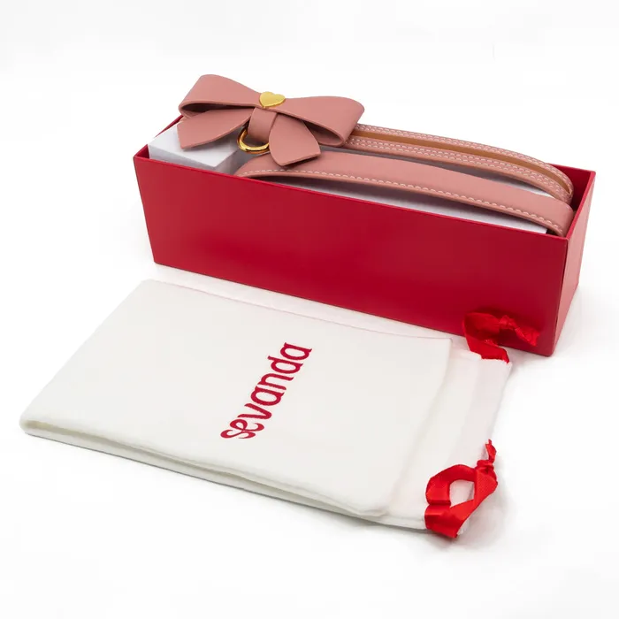 Vibrators Foshan Sevanda Lockable Bow Collar Chain Leash