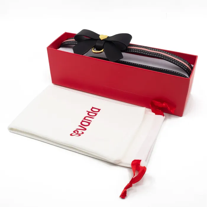 Vibrators Foshan Sevanda Lockable Bow Collar Chain Leash