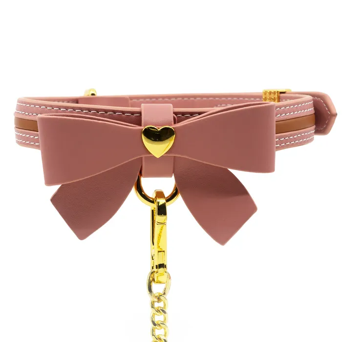 Vibrators Foshan Sevanda Lockable Bow Collar Chain Leash