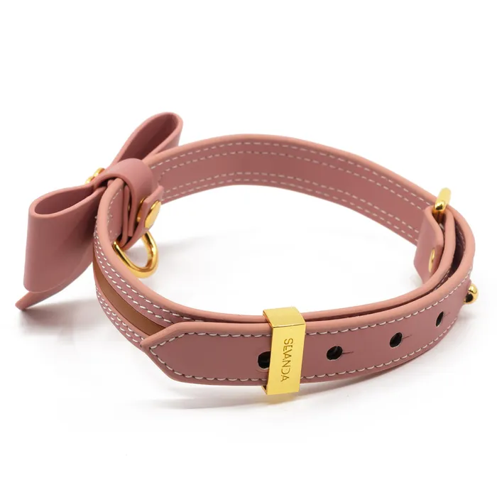 Vibrators Foshan Sevanda Lockable Bow Collar Chain Leash