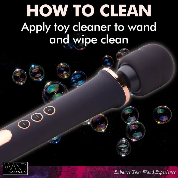 Wand Essentials Scepter 50X Silicone Wand Massager Female Sex Toys