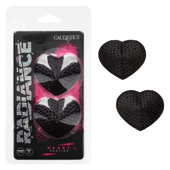 Anal CalExotics Radiance Heart Pasties Black