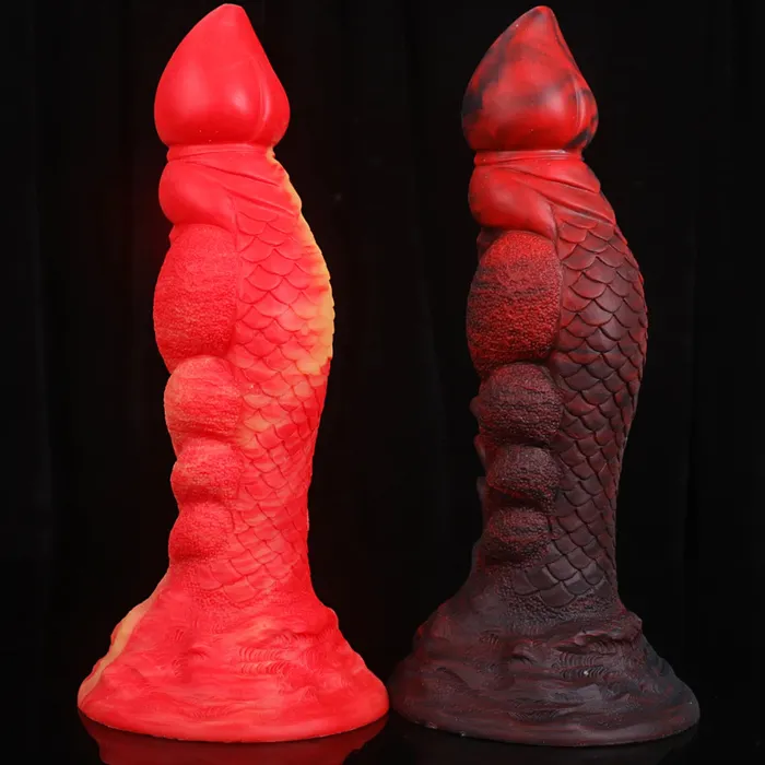 Anal Domlust Monster Dildo Anal Plug Colorful Exotic Animal Dildo Dilator Sex Toys for Men Women