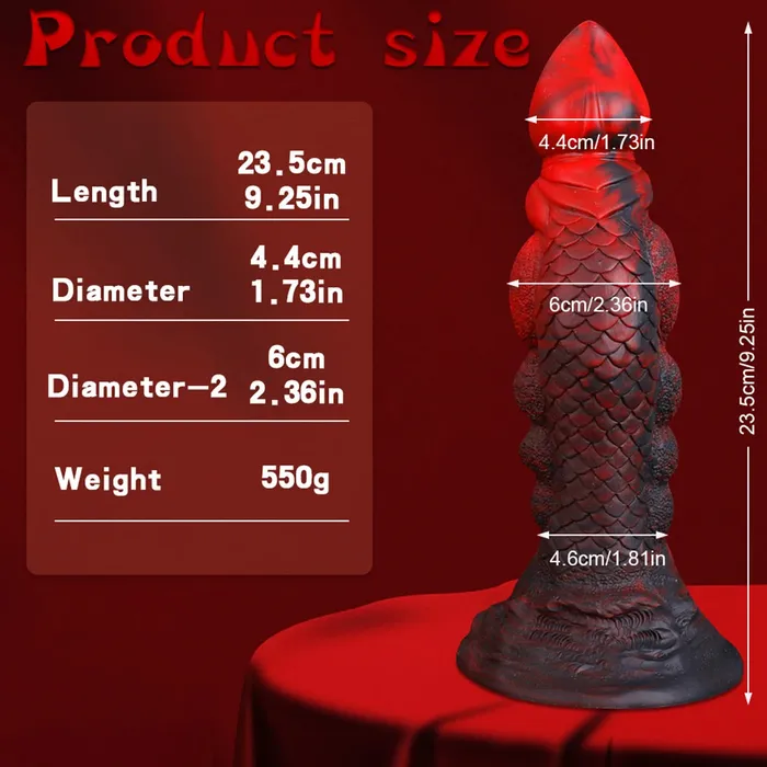 Anal Domlust Monster Dildo Anal Plug Colorful Exotic Animal Dildo Dilator Sex Toys for Men Women