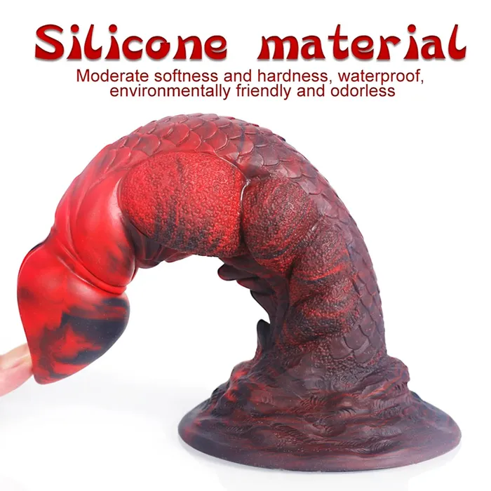 Anal Domlust Monster Dildo Anal Plug Colorful Exotic Animal Dildo Dilator Sex Toys for Men Women