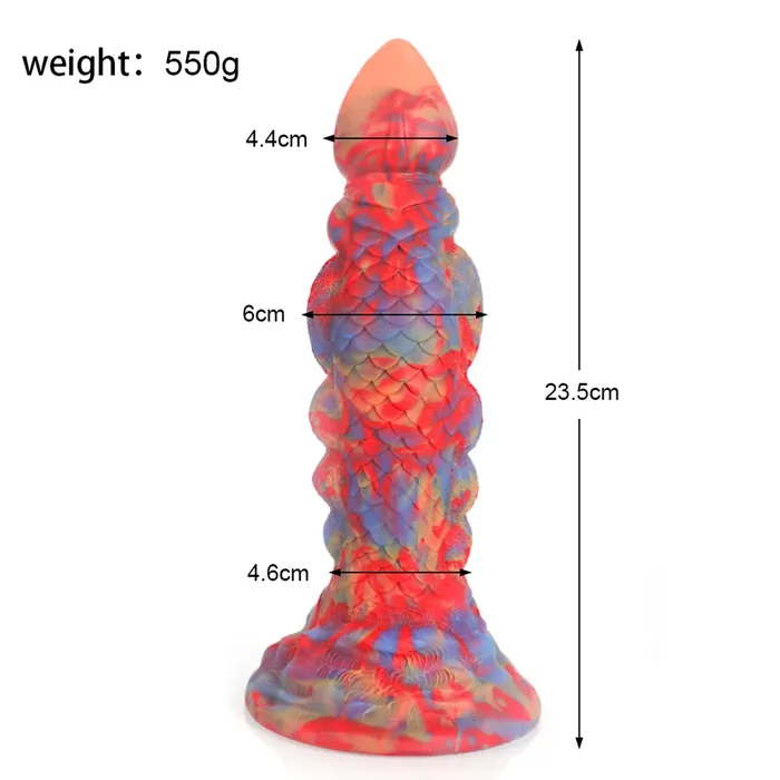 Anal Domlust Monster Dildo Anal Plug Colorful Exotic Animal Dildo Dilator Sex Toys for Men Women