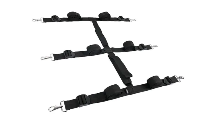 Anal Edge Extreme Under the Bed Restraint System Black Sportsheets