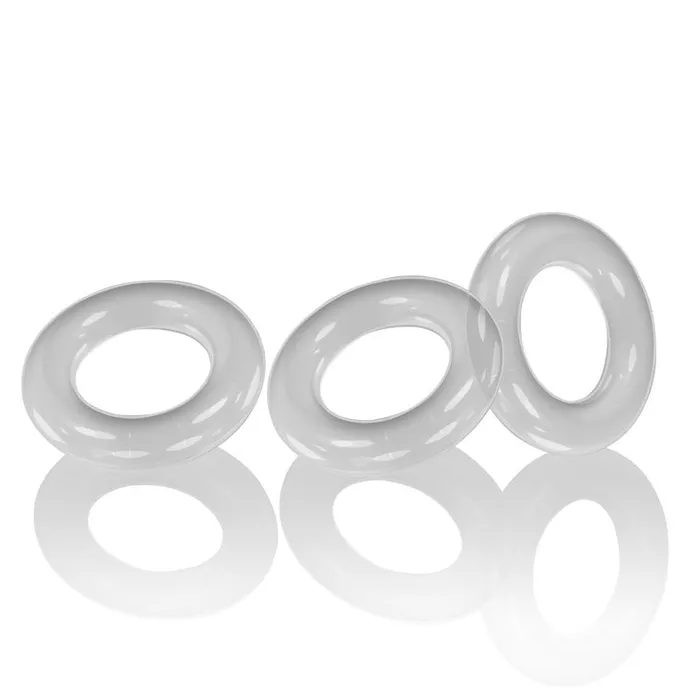 Anal Oxballs Willy Rings 3Pack Cockrings Clear