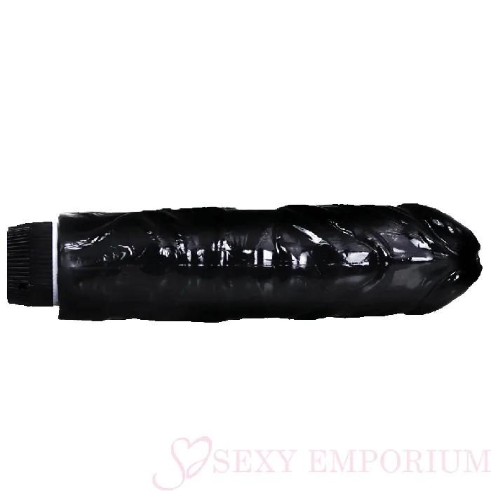 Anal Sexy Emporium Thick 8 Inch Powerful MultiSpeed Vibrator Black