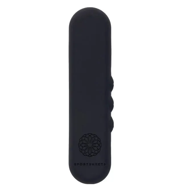 Anal Sportsheets Pivot Flat Bullet Black