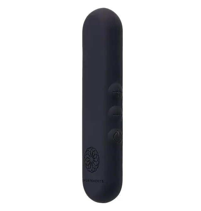 Anal Sportsheets Pivot Flat Bullet Black