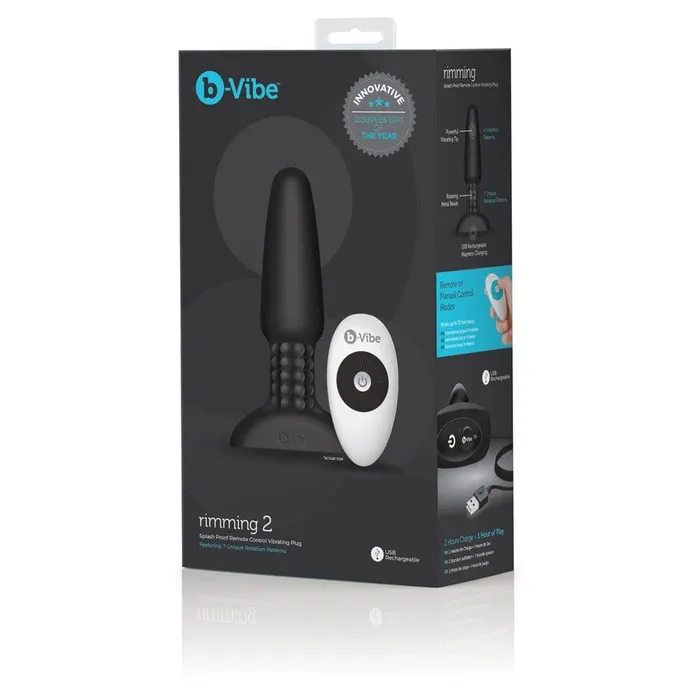 BVibe Anal bVibe Rimming Plug Black
