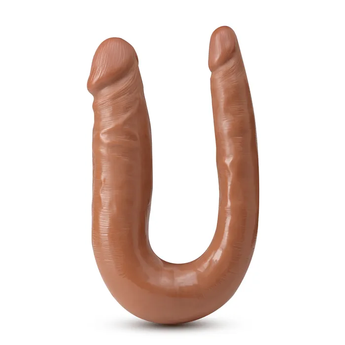 Blush Novelties Dildos Dr Skin Mini Double Dong Mocha Blush Novelties Dildos Dr Skin Mini Double Dong Mocha