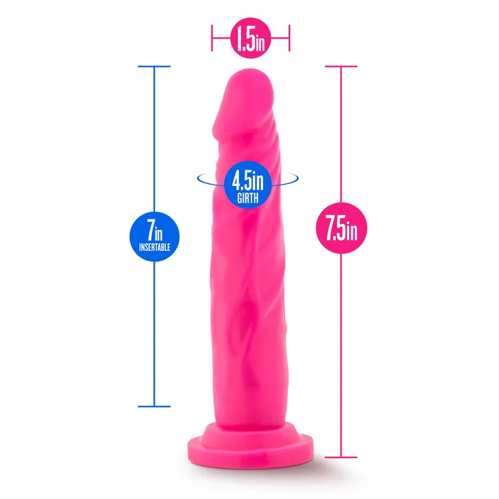 Blush Novelties Neo 75 Inch Dual Density Cock Neon Pink Dildos Blush Novelties Neo 75 Inch Dual Density Cock Neon Pink Dildos