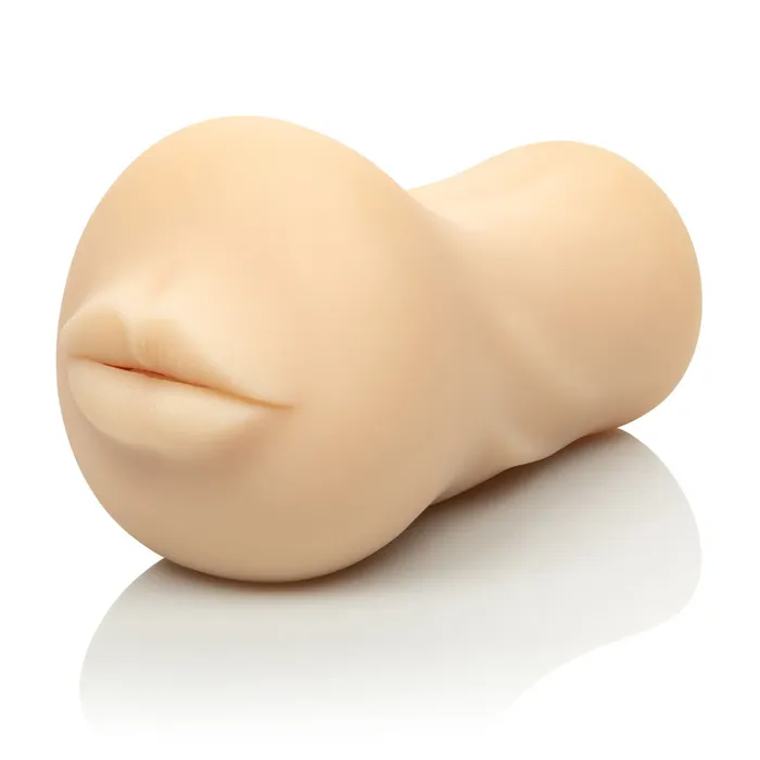 CalExotics Male Sex Toys Stroke It Mouth Ivory