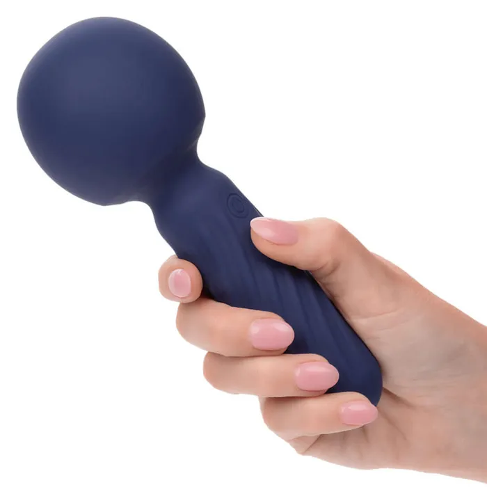 CalExotics Vibrators Charisma Seduction Compact Wand Massager Blue CalExotics Vibrators Charisma Seduction Compact Wand Massager Blue