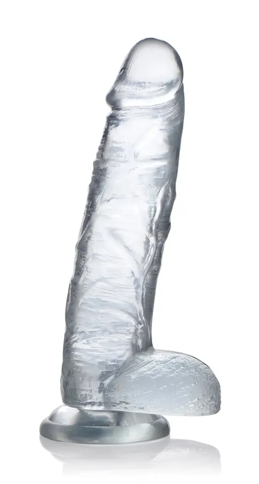 Curve Toys Dildos Jock CThru Dildo 10 Inch