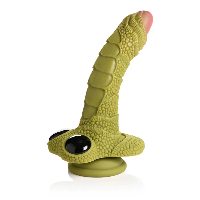 Dildos XR Brands Swamp Monster Green Scaly Silicone Dildo